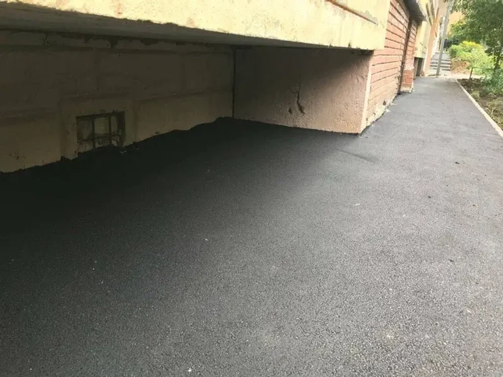 Асфальтирование отмостки