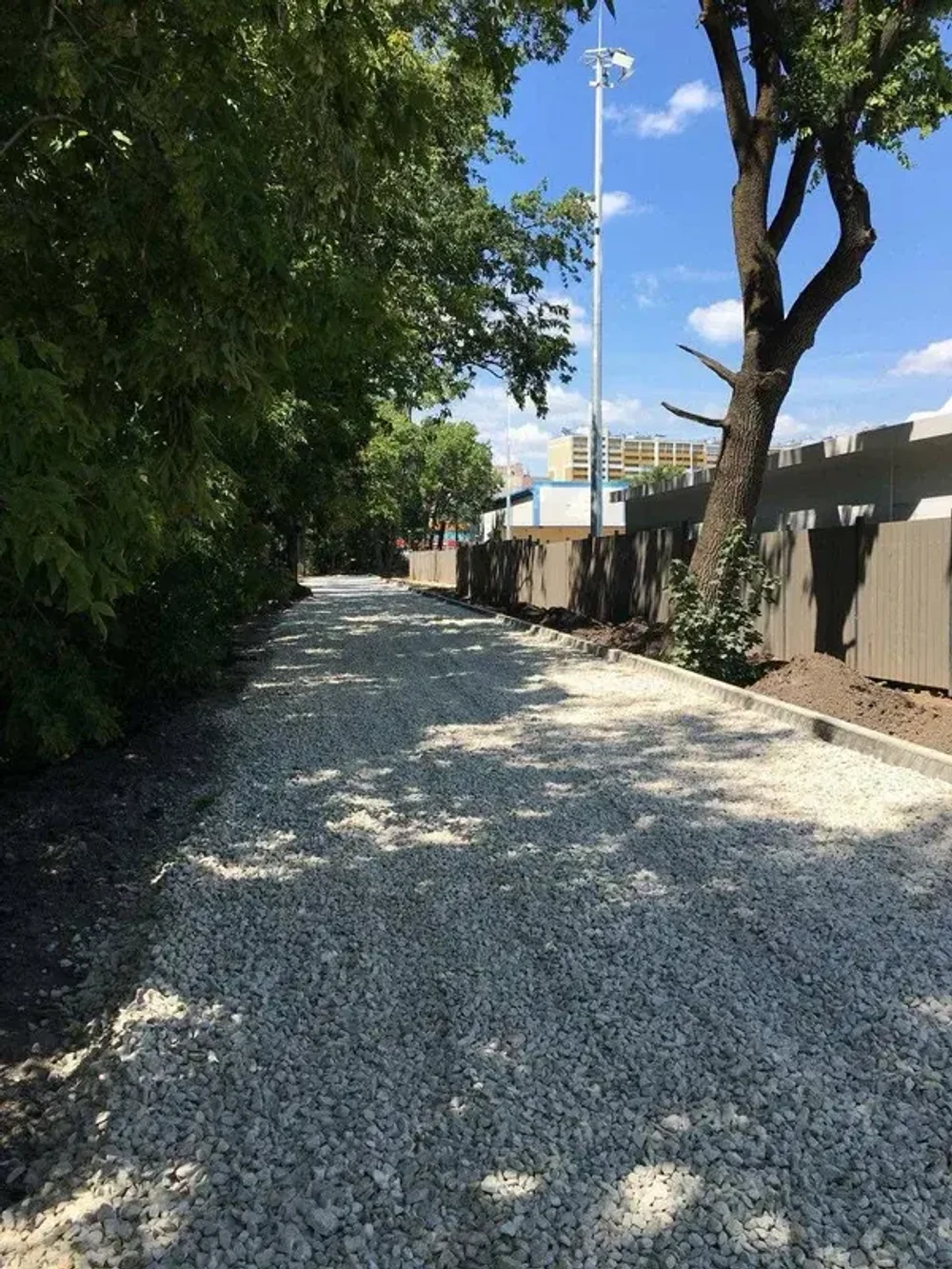 Устройство временной дороги