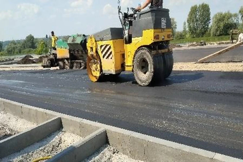Укладка асфальта