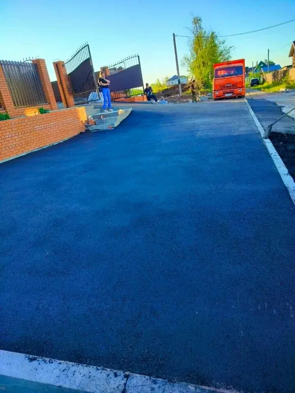 Асфальтирование коттеджных поселков