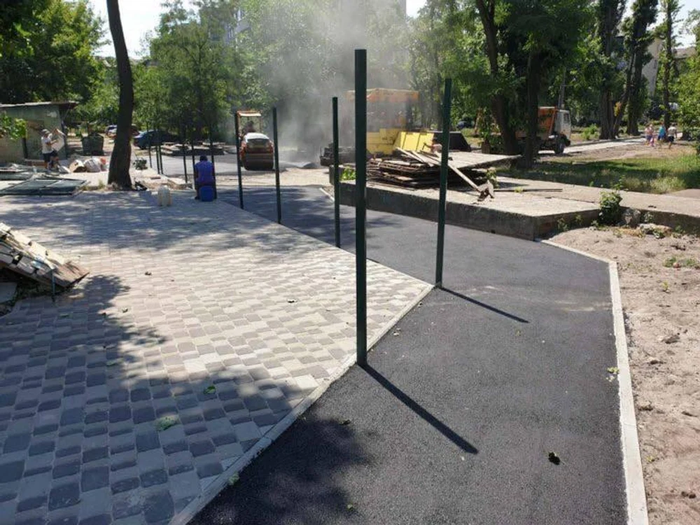 Асфальтирование тротуаров
