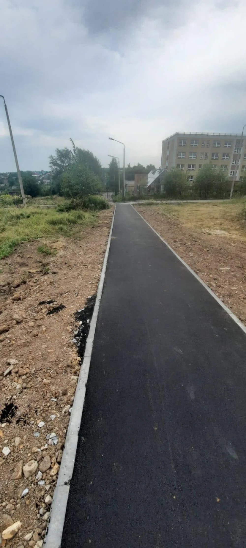 Асфальтирование отмостка