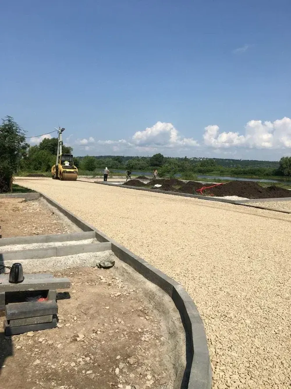 Устройство временной дороги