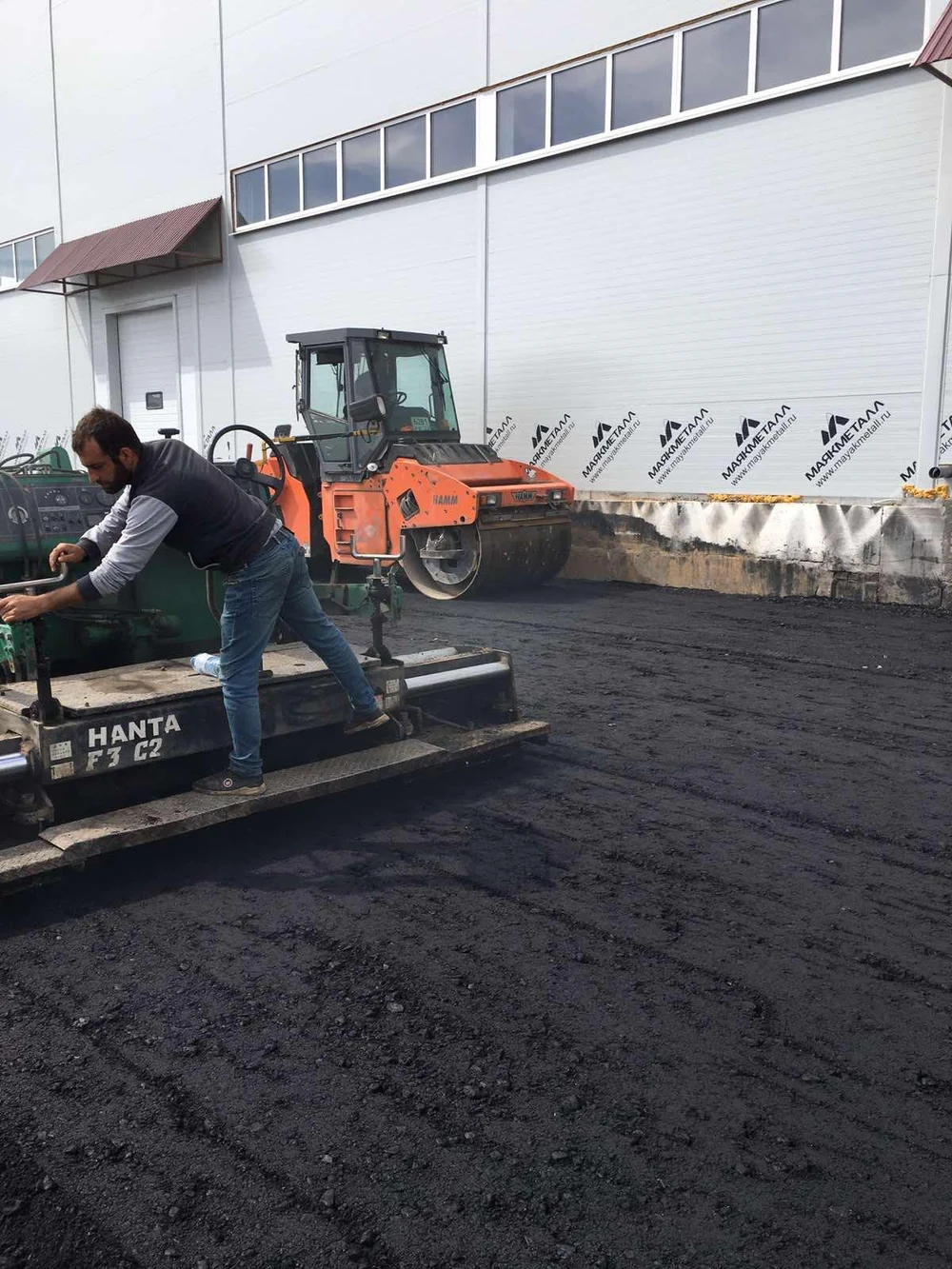 Укладка асфальта