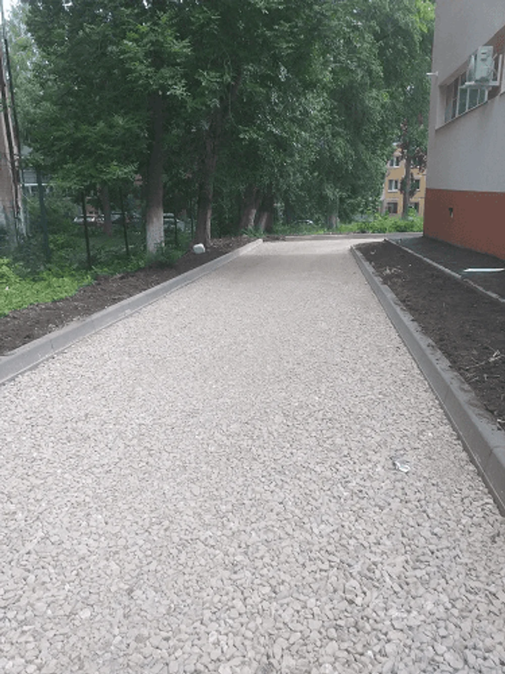 Строительство временных дорог