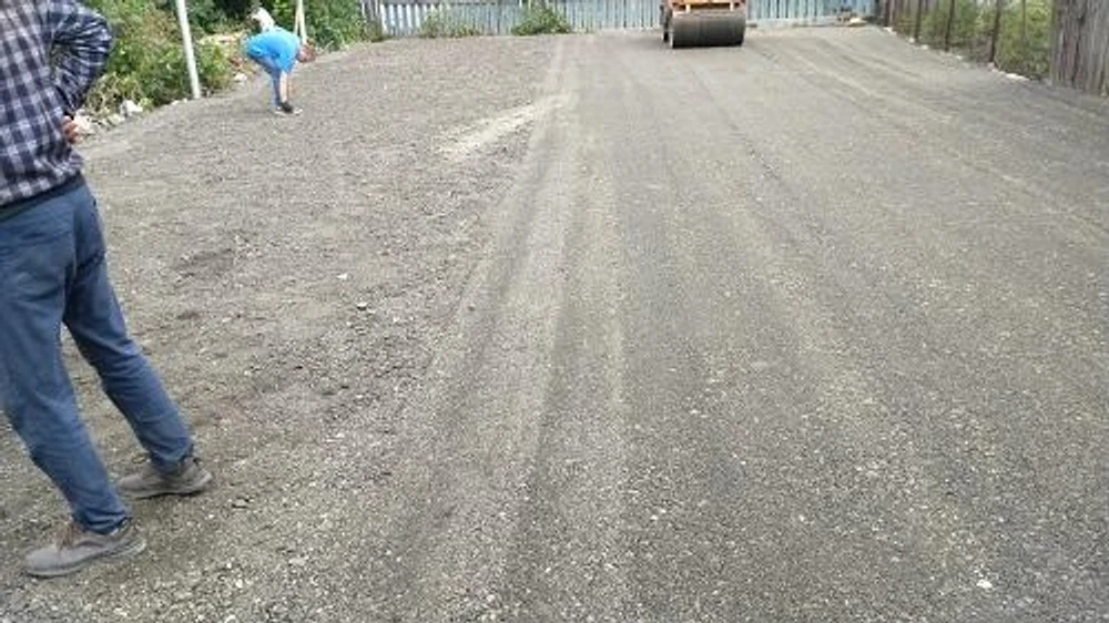 Укладка асфальтовой крошки под ключ