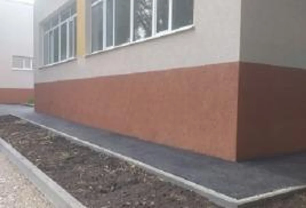 Асфальтирование отмостки